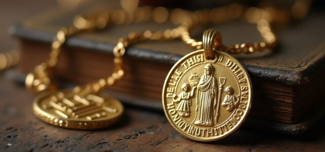 La médaille de baptême : tradition et signification